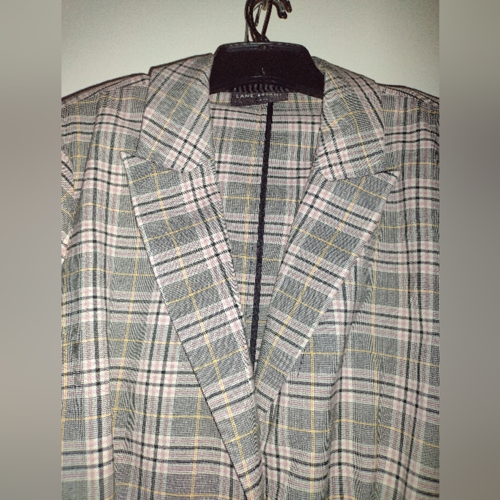 Lane Bryant Women's Classic Plaid Blazer